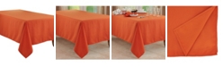 Saro Lifestyle Everyday Design Solid Color Tablecloth, 140" x 65"